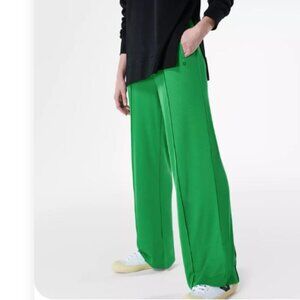 Sweaty Betty Move Freely Modal Wide Leg Pants Court Green Size XS